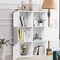 Costway 6 Cube Bookcase Cabinet Wood Bookcase Storage Shelves Room Divider Organization